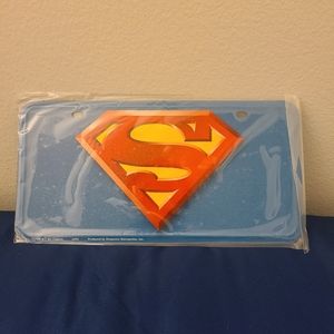 Superman license plate